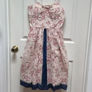 vw minerva lace dress Lace-Up Bubble Hem Corset Micro Mini Dress in White main image 1